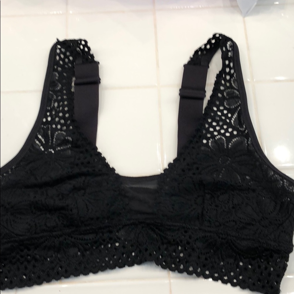 Aerie Boho lace plunge bralette